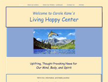 Tablet Screenshot of livinghappycenter.com